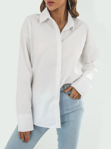 Women's Long Sleeve Drop Shoulder Shirt
